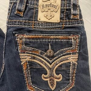 Women’s Rock Revival Blue Jeans